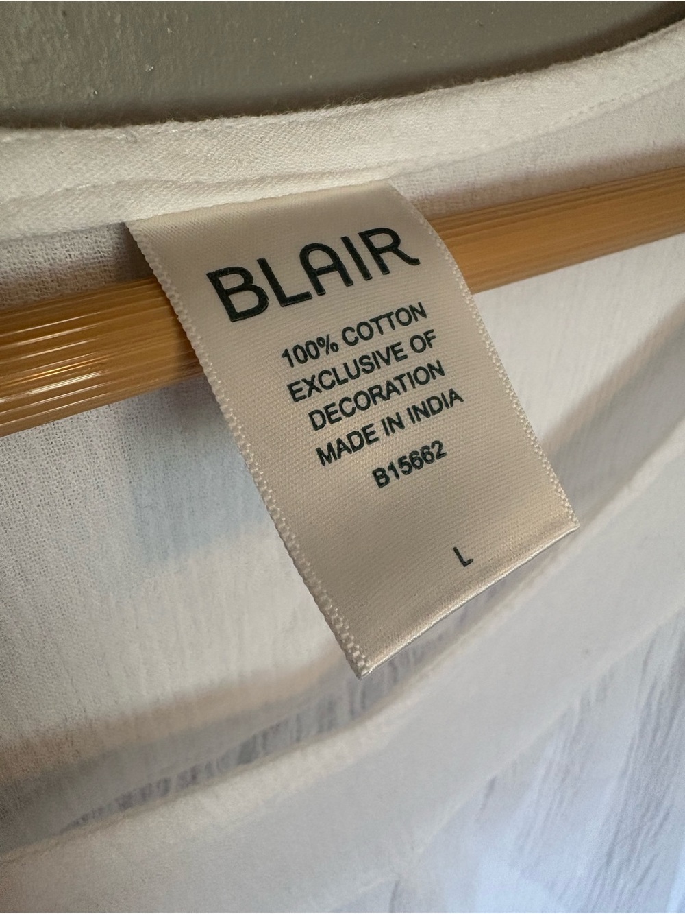 Blair 100% Cotton Gauzy Blouse - Picture 6 of 6
